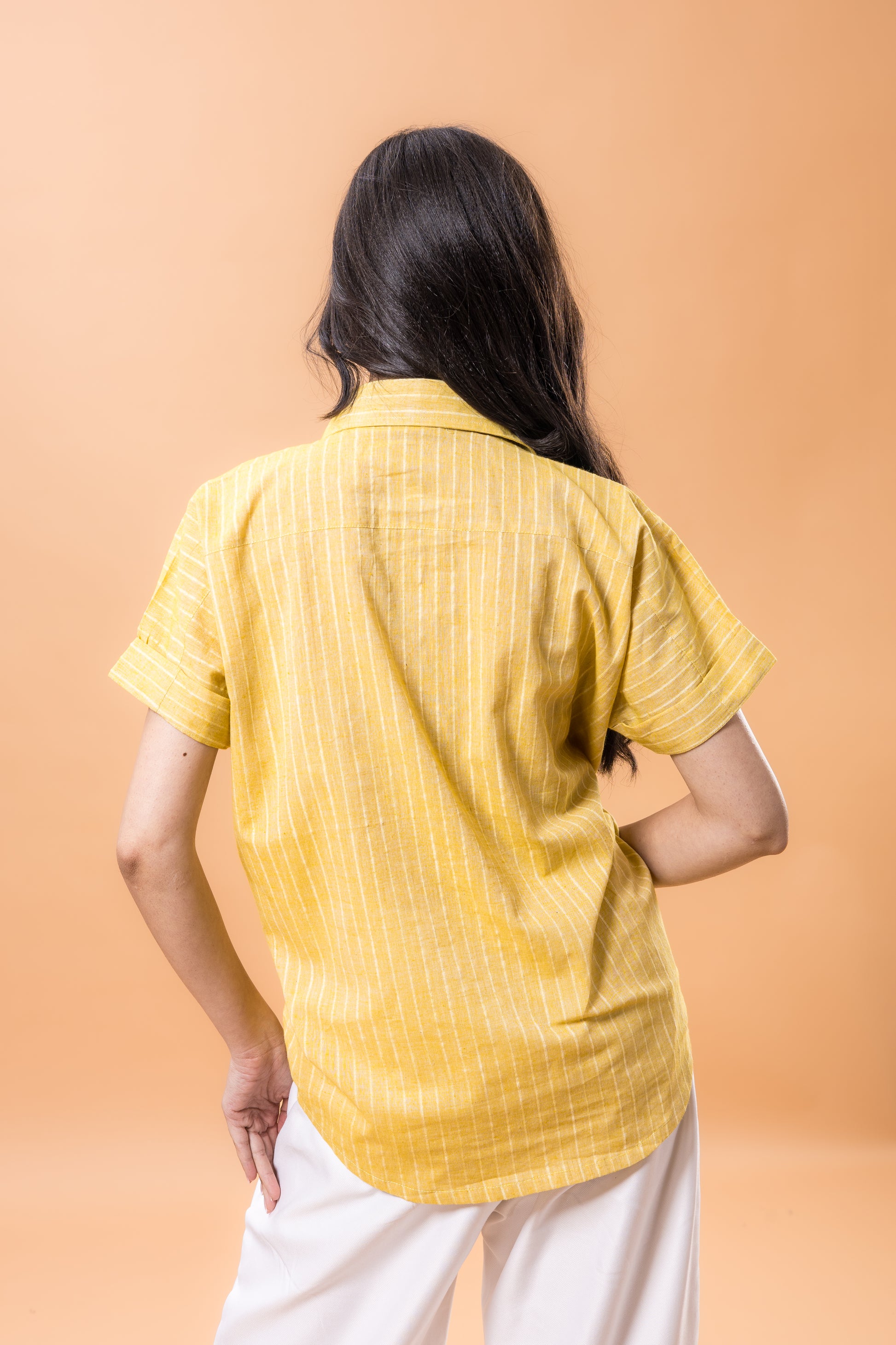 Pure Cotton Amber soft striped top