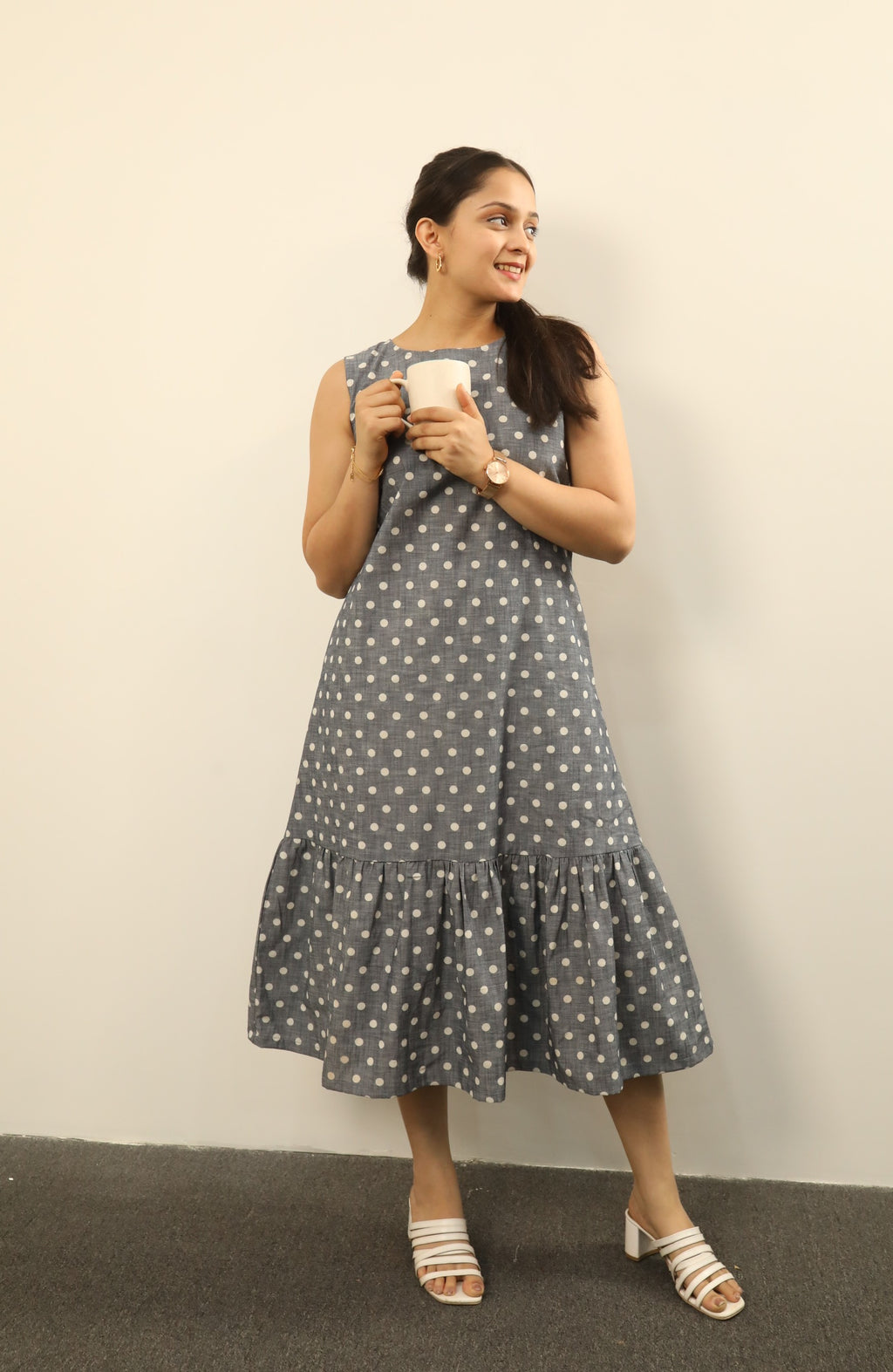 Retro Polka Dot Dress