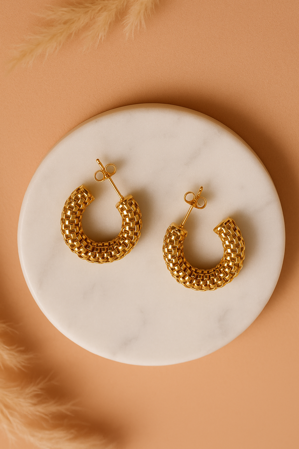 Opulent Golden Earring