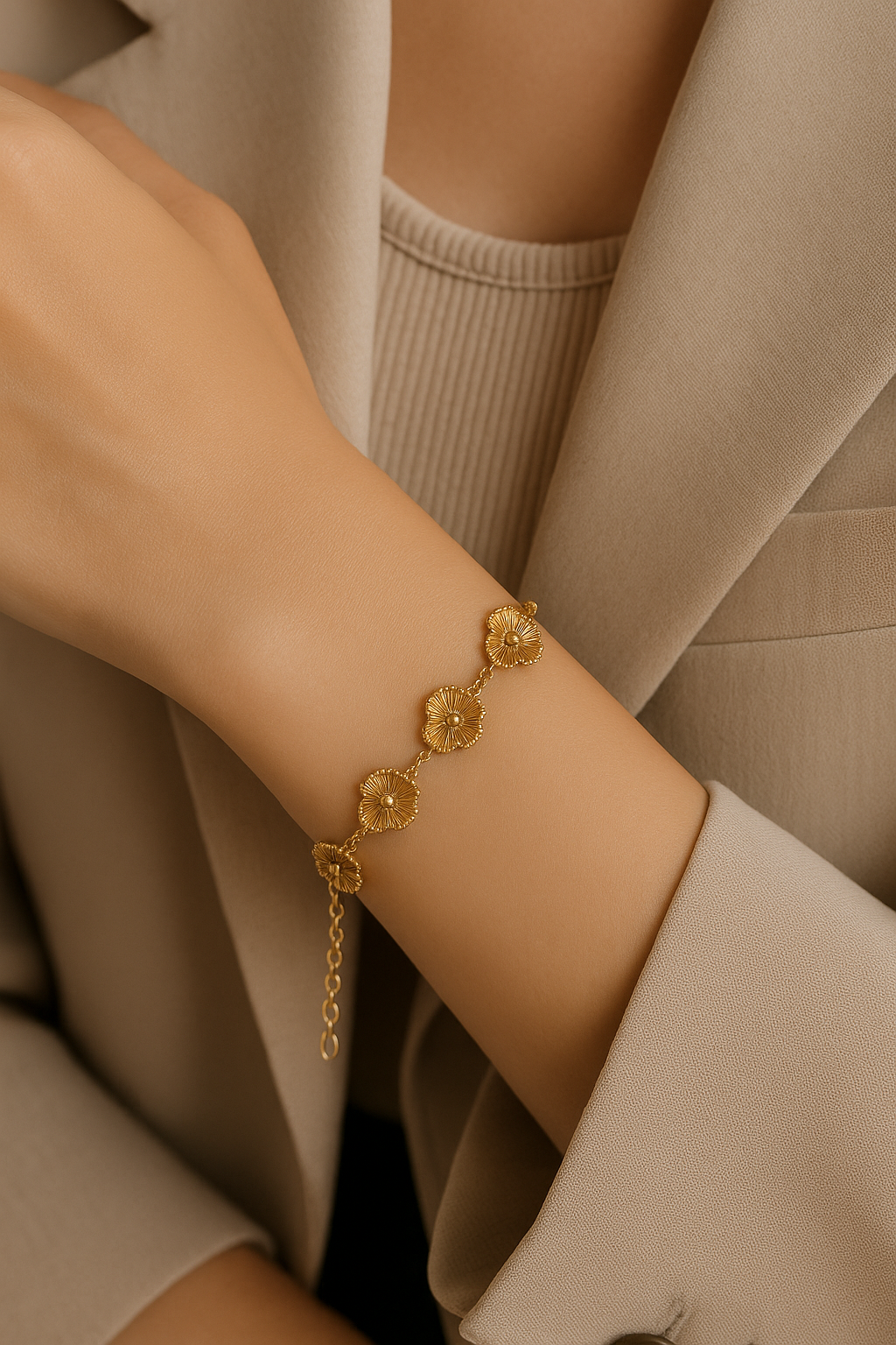 Golden Glimmers bracelet