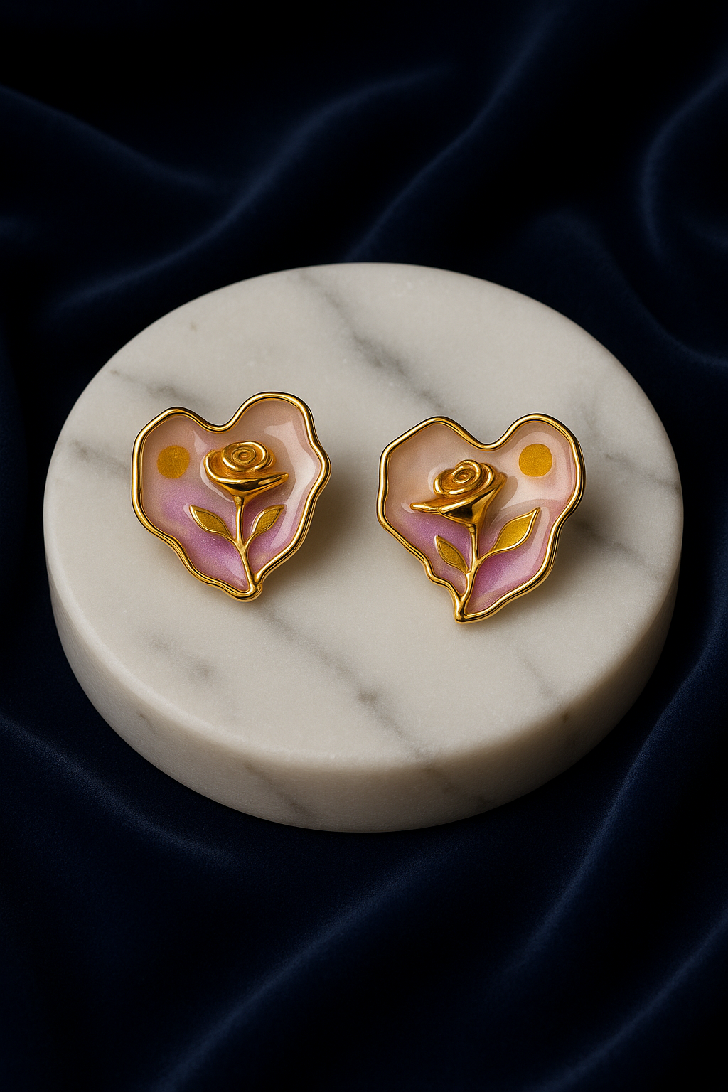 Rosette Love Earring