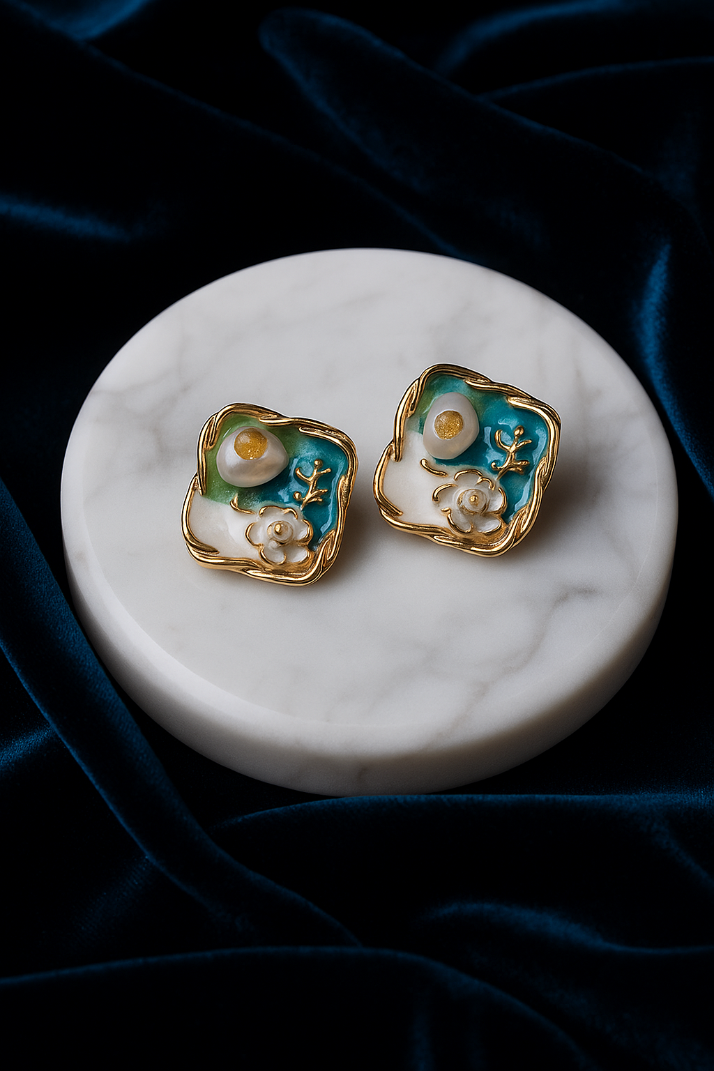 Stylish Blossom Stud Earring