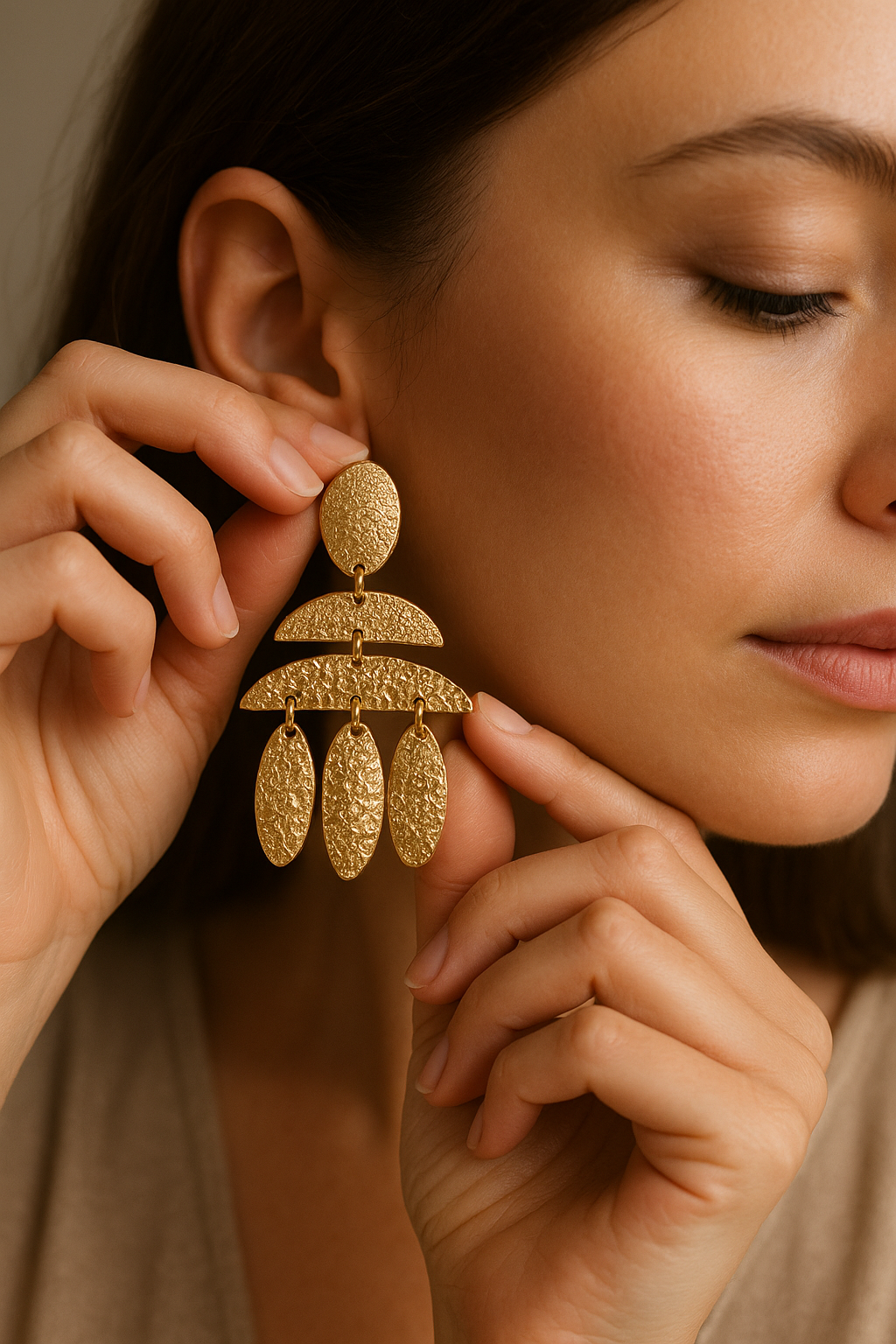 Golden Embrace Earrings