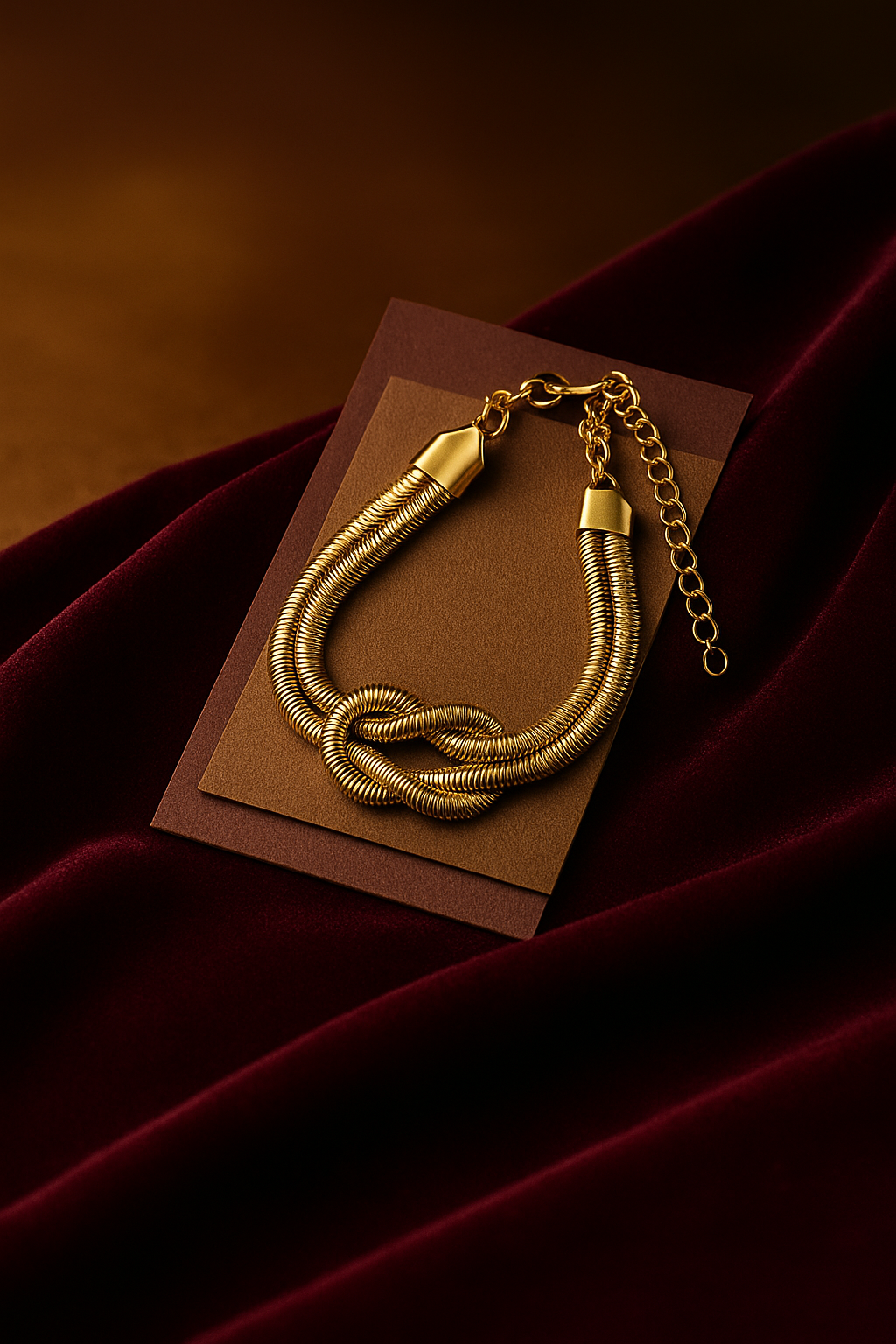 Knot Bracelet- 18kt Gold Plated