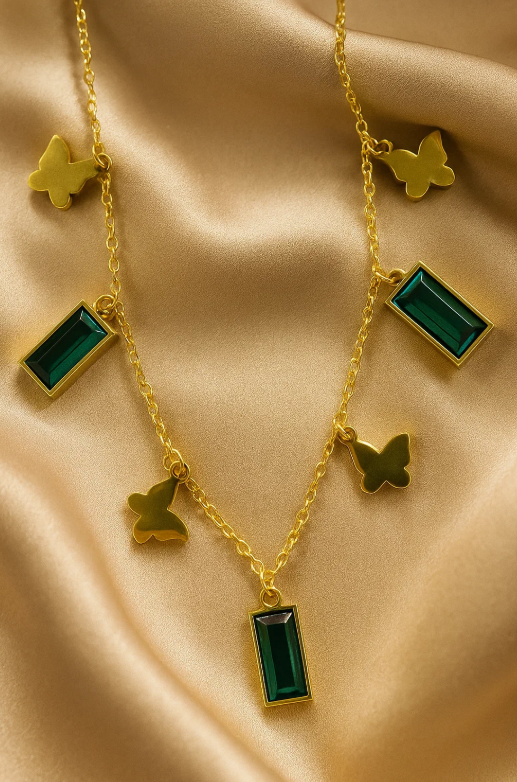 Golden Butterfly Necklace