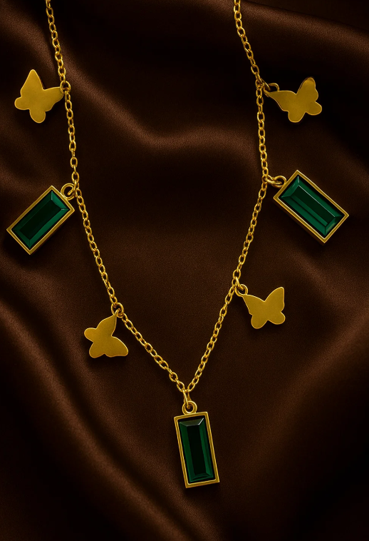 Golden Butterfly Necklace
