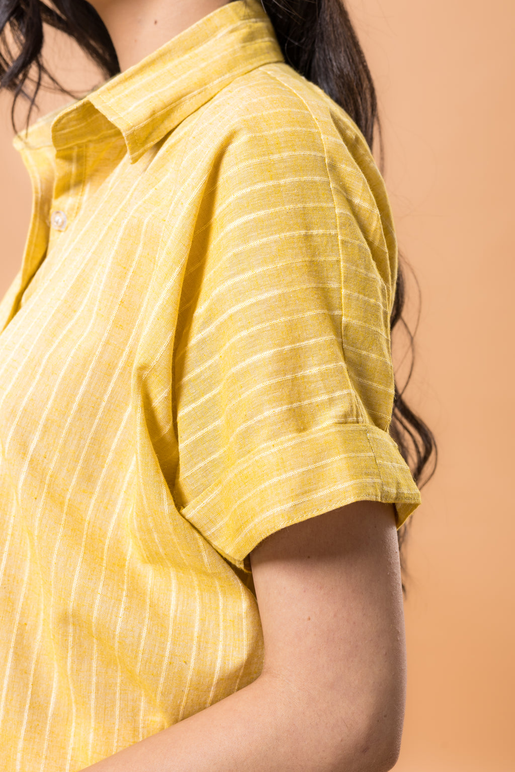 Pure Cotton Amber soft striped top