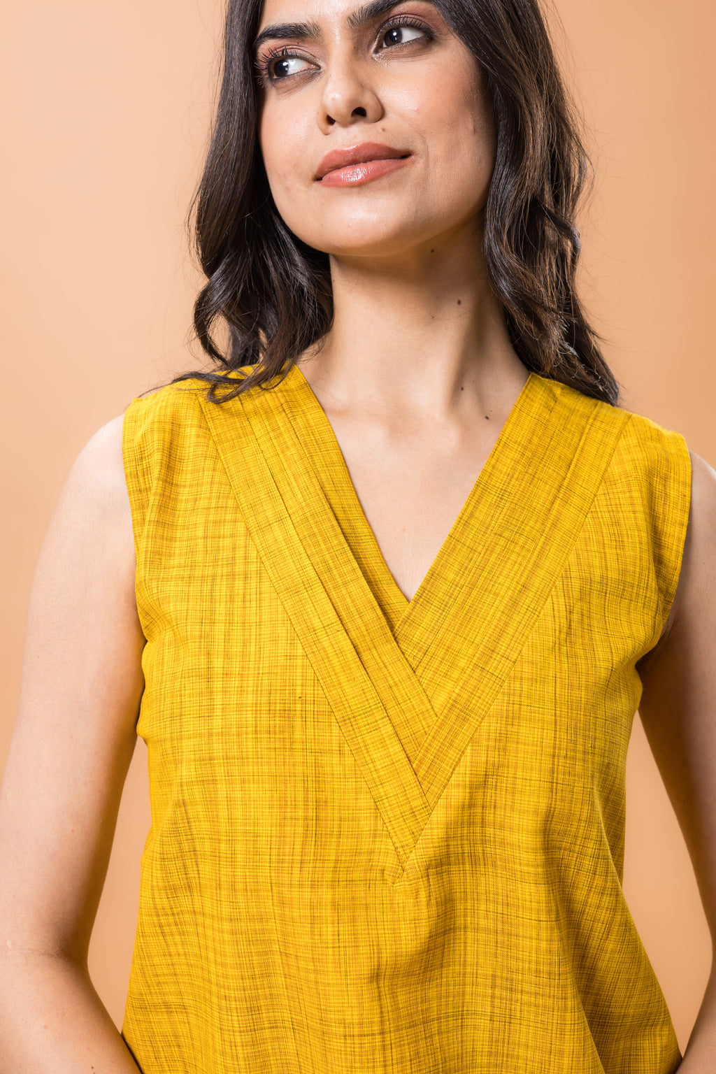 Pure Cotton Daylight Yellow cotton top