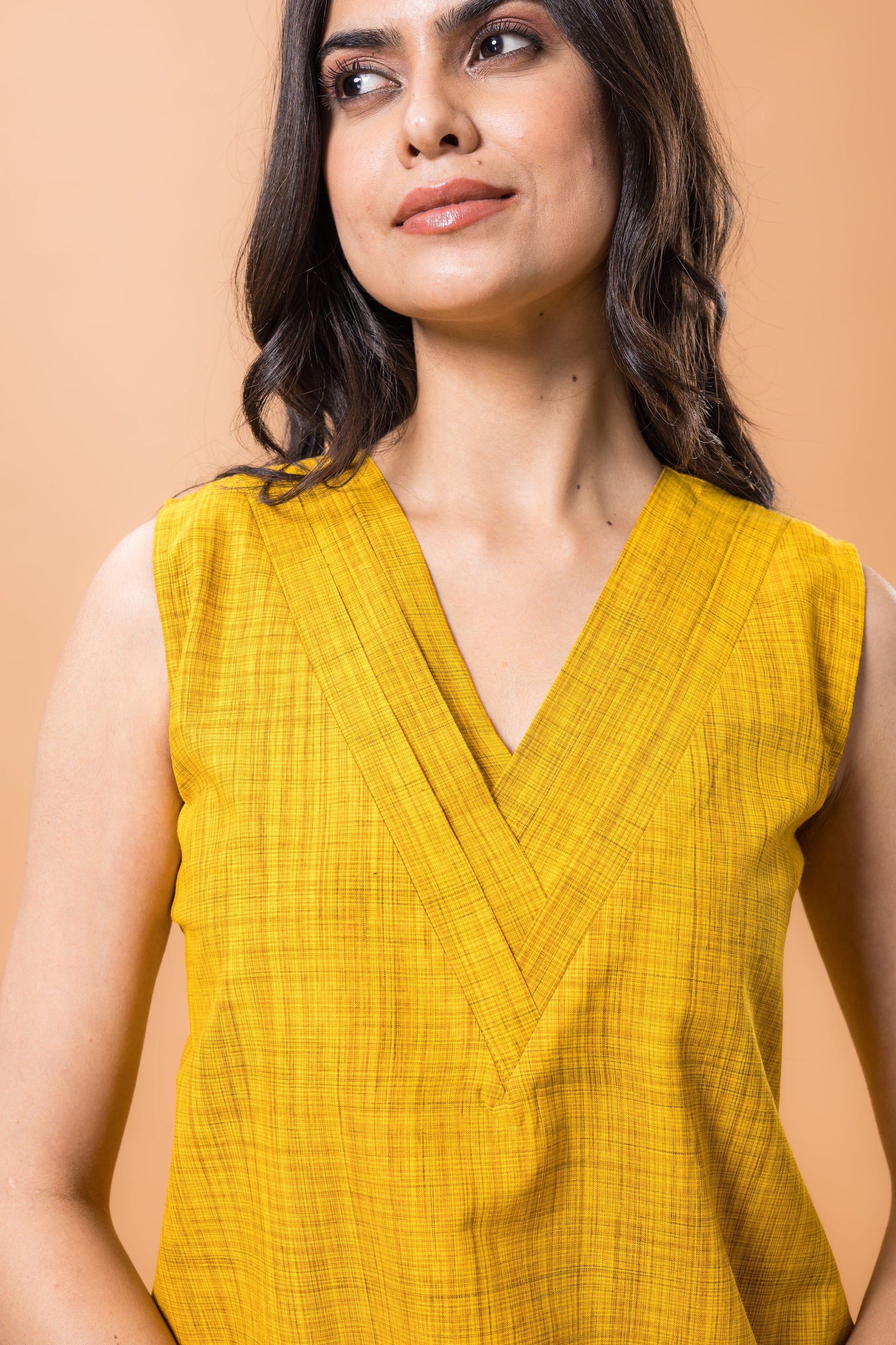 Pure Cotton Daylight Yellow cotton top